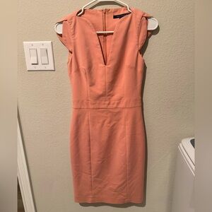 French Connection Peach Dress